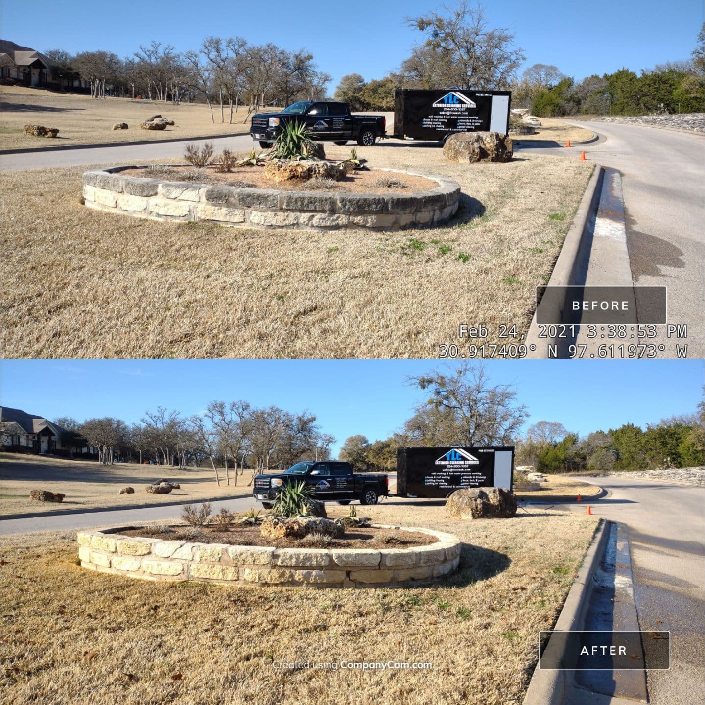 Hidden Springs HOA Soft Wash in Salado, TX