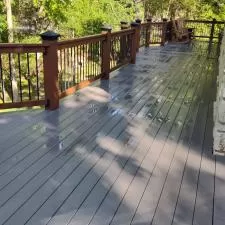 Metal Roof Cleaning & Pressure Washing Porch in Salado, TX 2