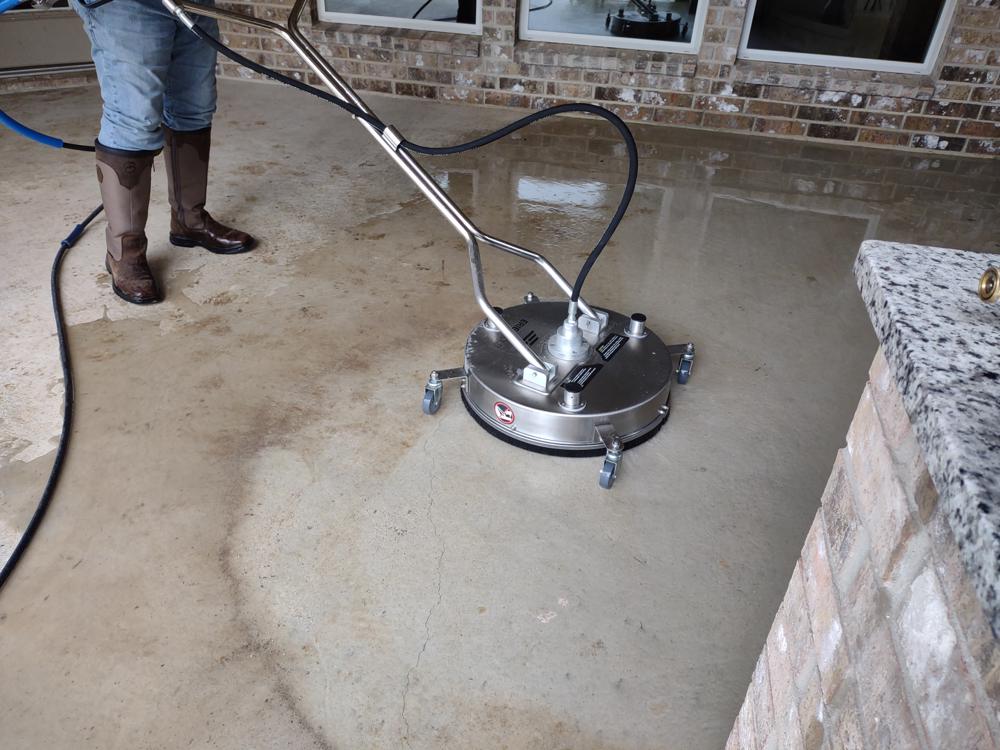 Surface Cleaning Patio in Salado, TX