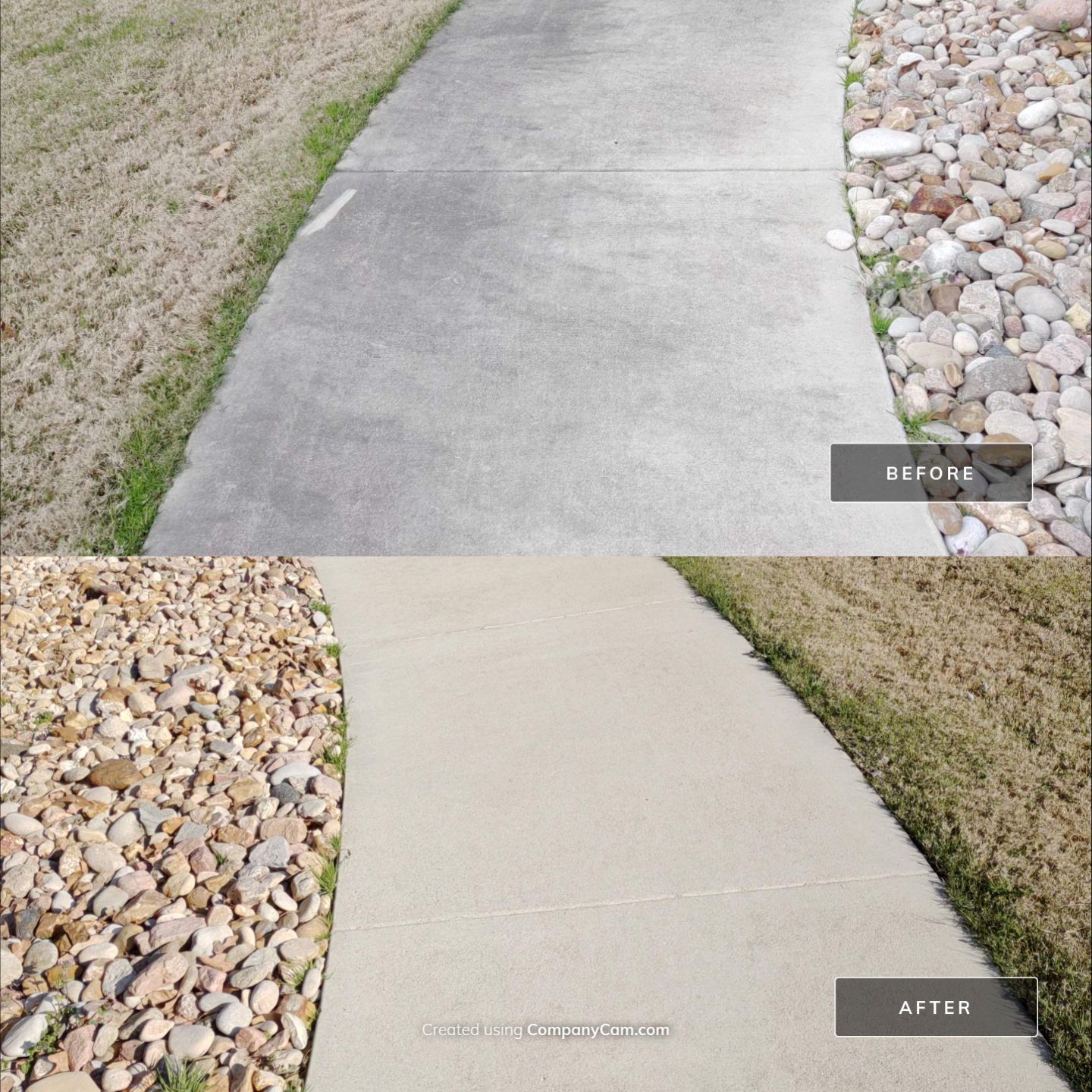 Pressure Wash on Dove Hollow Lane in Salado, TX