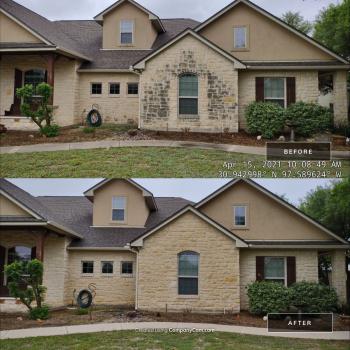 House Wash Before & After