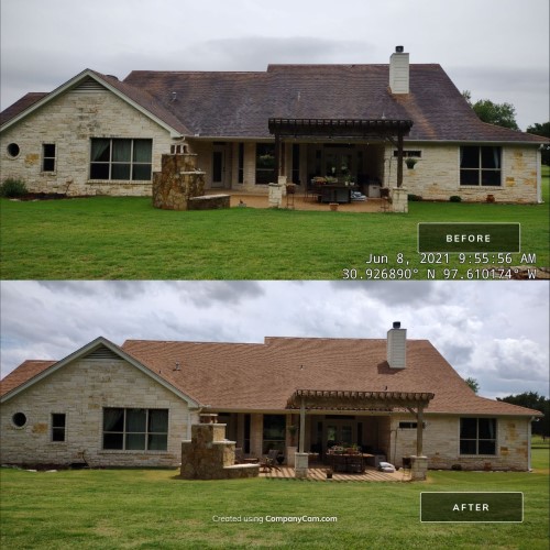 Roof Before & After